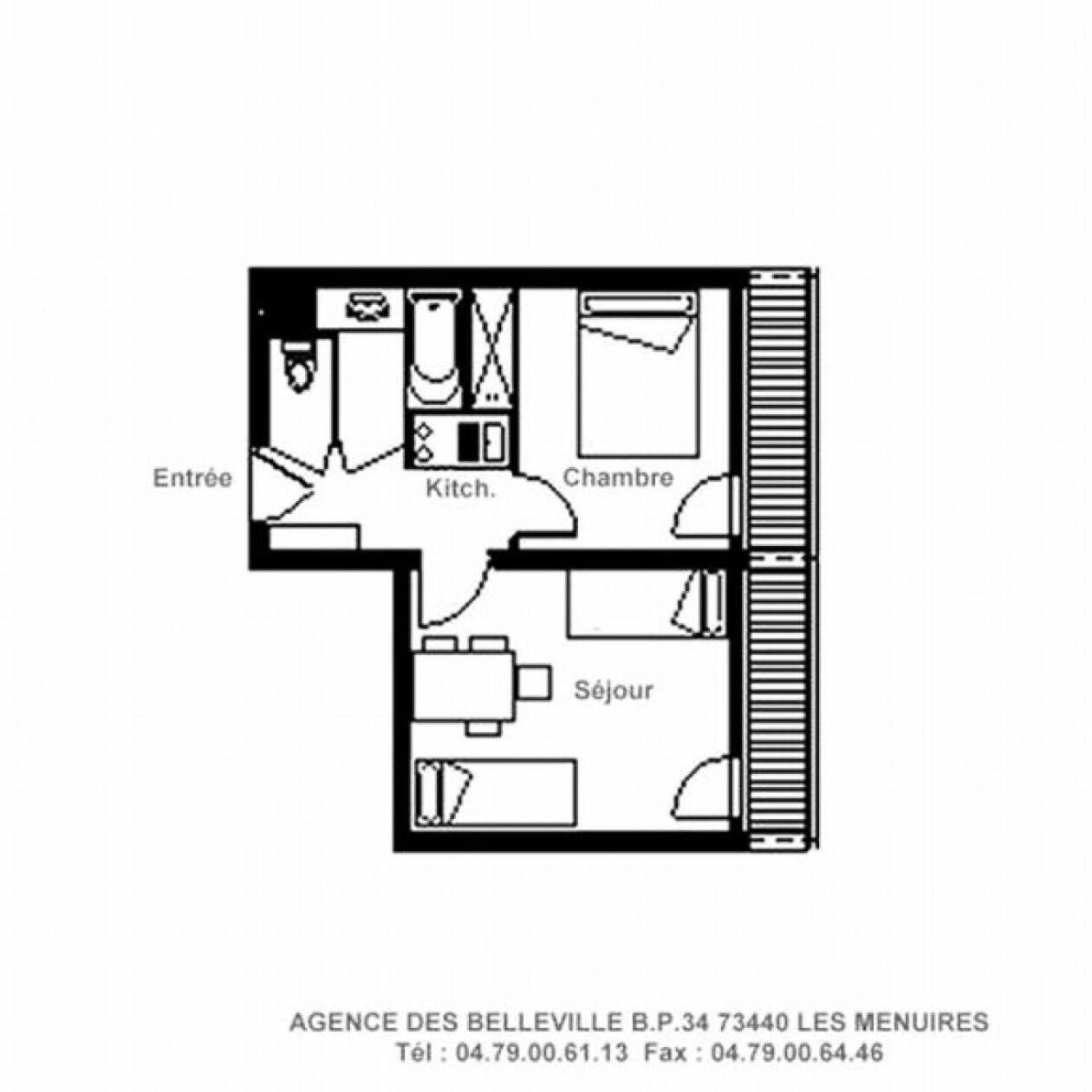 Residence Chaviere - Appartement Agreable - Au Pieds Des Pistes - Balcon Mae-2384 Saint-Martin-de-Belleville Exteriör bild